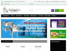 Tablet Screenshot of klingerstrading.com